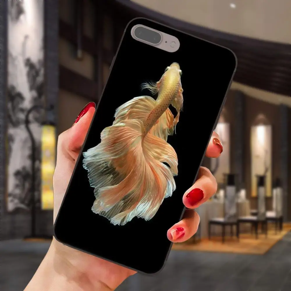 Милый милый чехол из ТПУ Betta Fish для Huawei Honor Enjoy Mate Note 6s 8 9 10 20 P20 P30 Lite Play Pro P