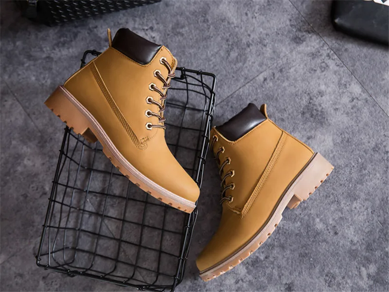 Tfsland Новинки для женщин Демисезонный камуфляж кожаные ботинки martin дышащие рабочие один Ботильоны botas Пеший Туризм обувь мягкие кроссовки