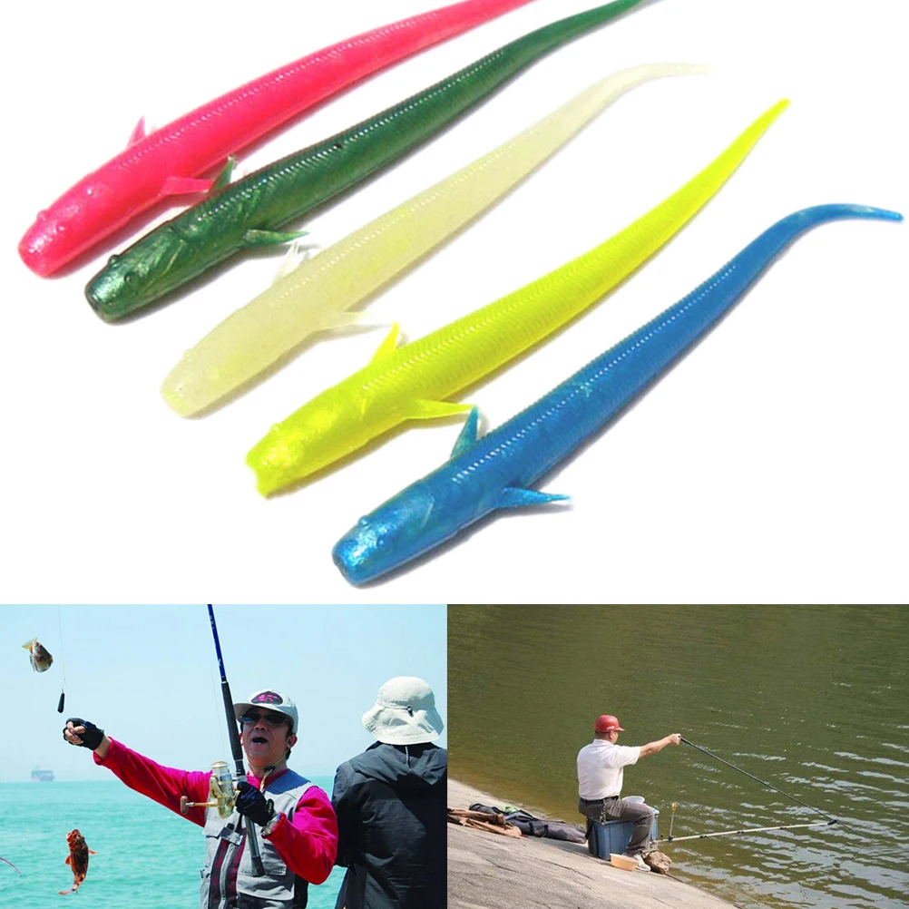 10 Pcs Artificial Fishing Lure Soft Bait Bionic Fish Fishy Smell Pesca Sea Wobblers Silicone | Спорт и развлечения
