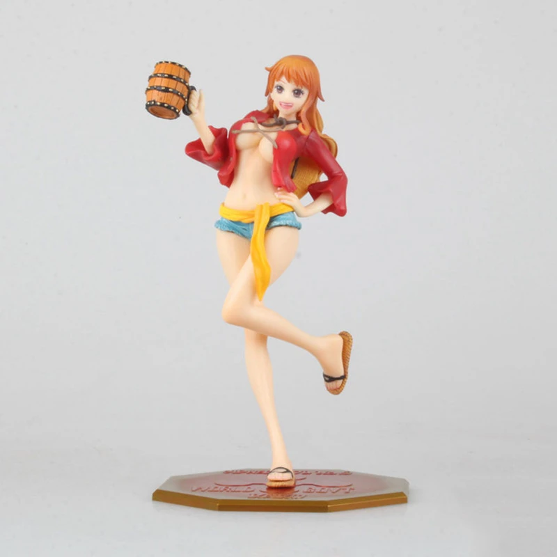 Pop Anime One Piece Figure Onepiece Nami Dressed In Luffy Outfit With Casks Sexy Girl Ver Pvc Action Figures Collection Toy 22cm Anime One Piece One Piece Figurefigures Collectibles Aliexpress