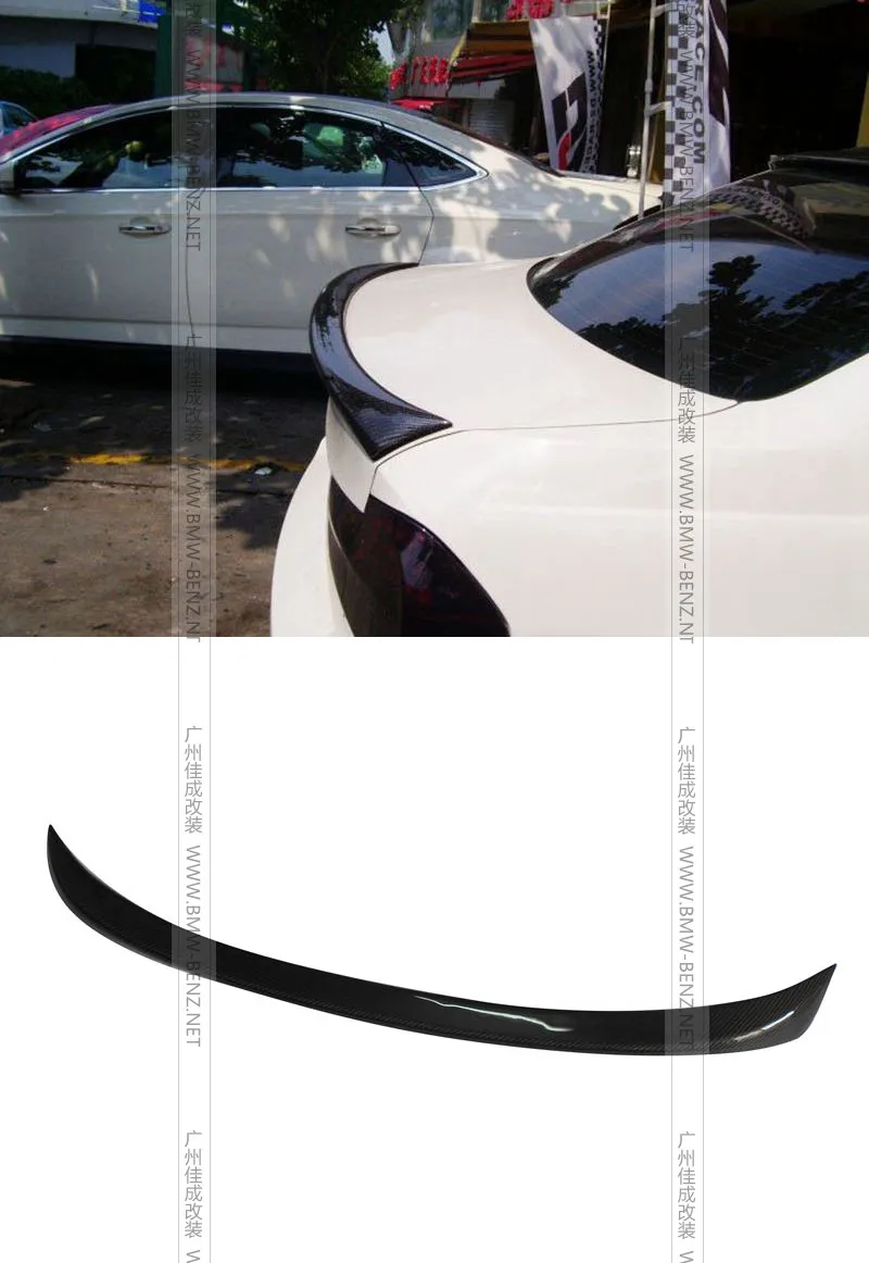 

Top quality MT style carbon fiber rear spoiler car trunk lip auto boot wing spoiler for BMW E90 car styling car accessories