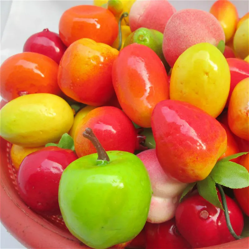 

BRIDAY 10Pcs Mini Simulation Foam Fruit And Vegetables Artificial Kitchen Toys For Children Pretend Play Toy@1