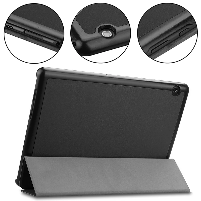 Кожаный чехол для Huawei Mediapad T5 10 1 &quotУмный Магнитный складной подставка AGS2