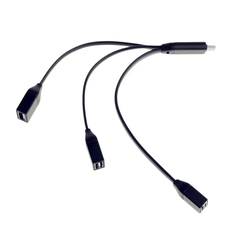 1 до 3 USB 3,1 Тип C Мужской до 3 USB 3,0 2,0 разъем концентратор Splitter Кабель-адаптер для MacBook Pro
