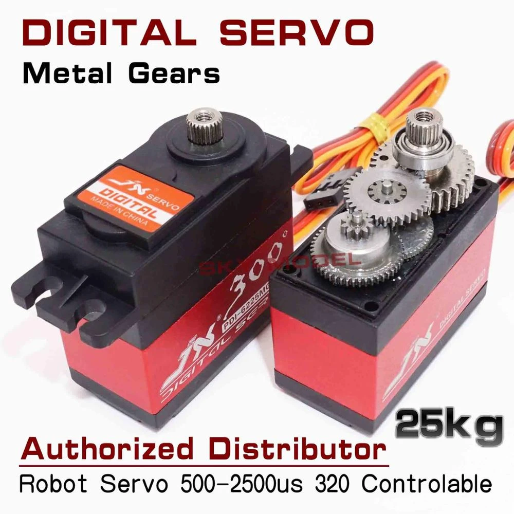 Buy JX servo PDI-6225MG-300 300 Degree 25KG High Precision Metal Gear Digital Standard Servo Motor Robot UAV Online at Low Prices in India