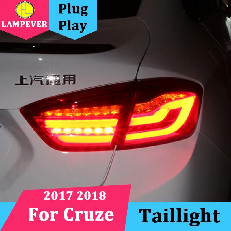 Задние фары автомобиля для новых Chevrolet Cruze Фонарь 2017 2018 cruze задний фонарь
