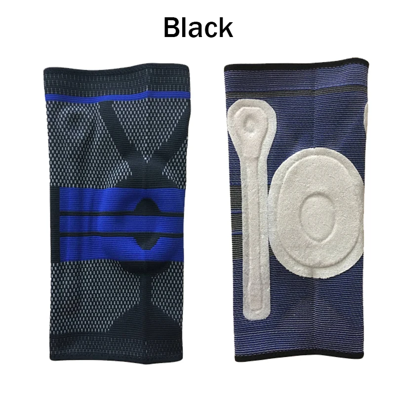 New 1 PCS Fitness Running Knee Support Protect Sport Braces Kneepad Elastic Nylon Silicon Padded Gym Compression Knee Pad Sleeve