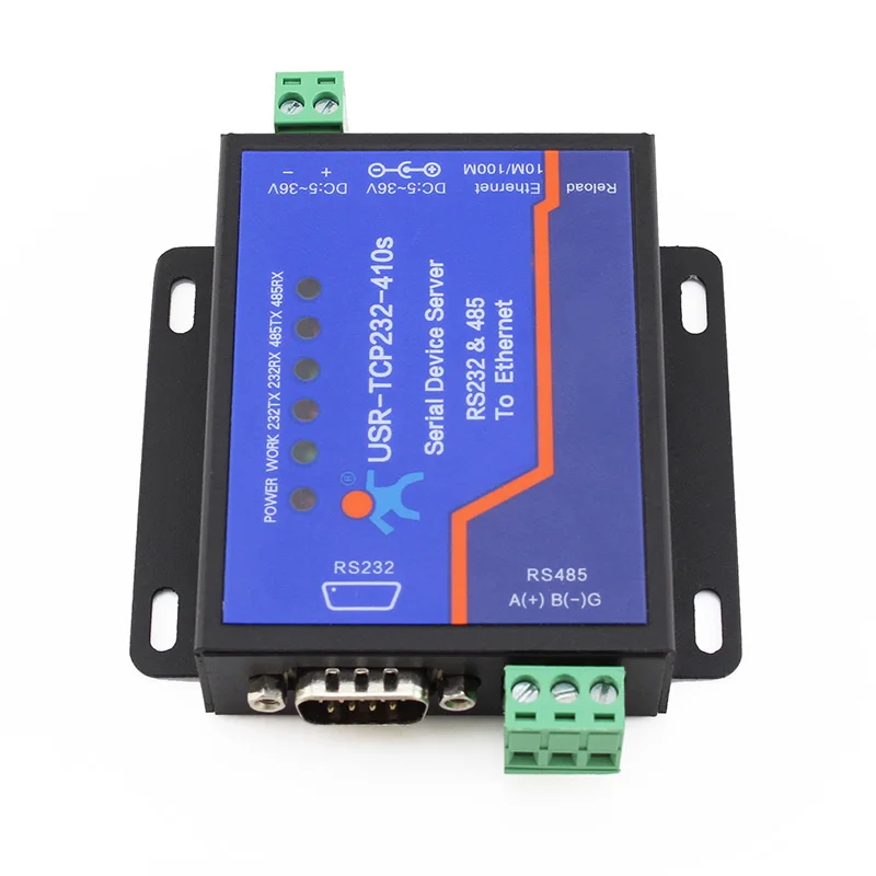 USR TCP232 410S RS485 Modbus шлюз сервера конвертеры RJ45 к RS232 поддержка веб страницы DHCP RTS CTS