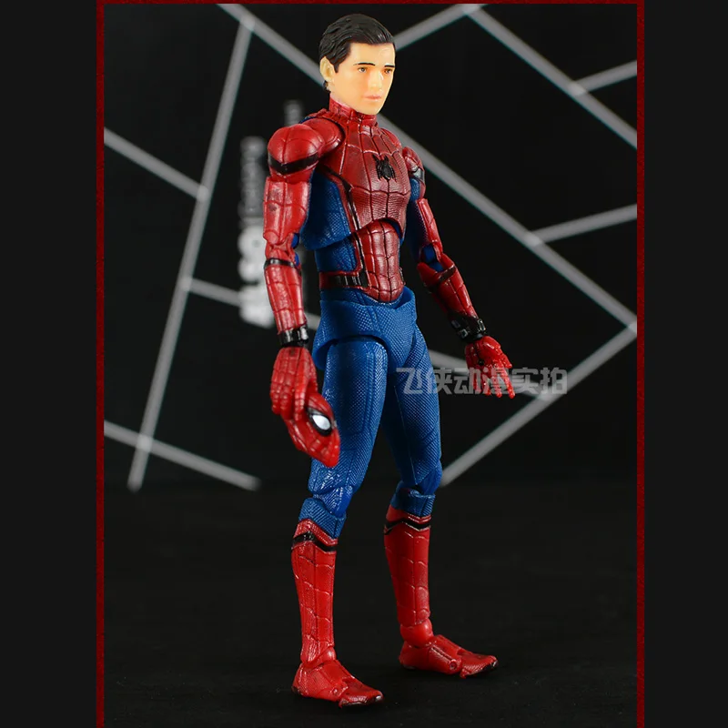 MAFEX047 супергерой Marvel Человек паук Мстители Питер Паркер возвращение домой Ver. ПВХ