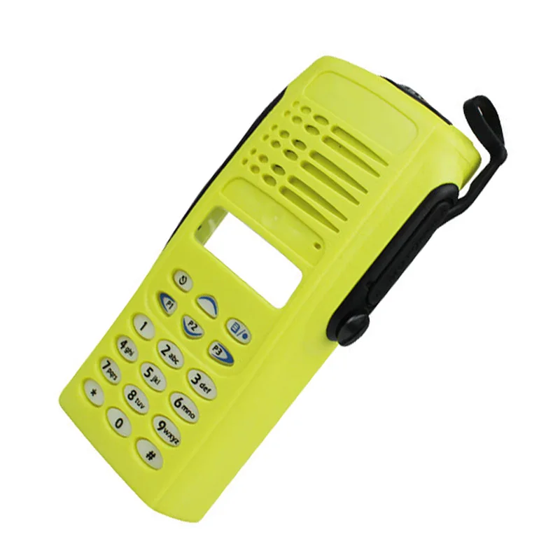 Yellow Complete Radio Service Parts Front Case Housing Cover Refurb Kit for Motorola Radio GP338 GP380 PTX760 Walkie Talkie