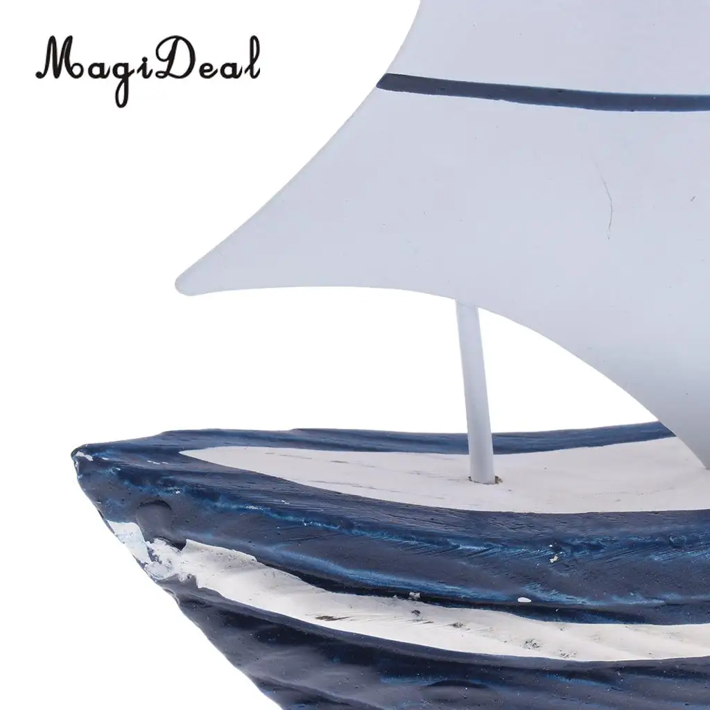 MagiDeal 5'' Nautical Wooden Handcrafted Ship Model Sailing Boat Tabletop Ornament for Kids Children Toy Great Gift 3Kinds