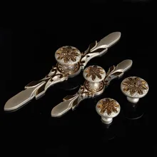 modern simple silver gold tv cabinet kithcn cabient door handles knobs matte silver gold flower drawer dresser knobs backplane