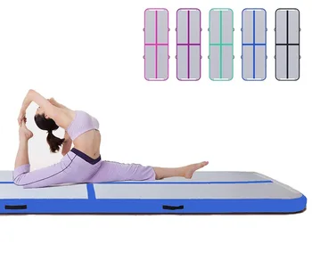 

Air Track Inflatable Gymnastics Tumbling Mat AirTrack for Yoga Cheerleading Practice Gymnastics Beach Park Home use with Air Pum
