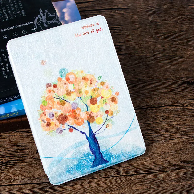 Мягкий Магнитный чехол из ТПУ для Amazon new kindle 10th Generation-, модный тонкий чехол kindle - Цвет: Lucky tree