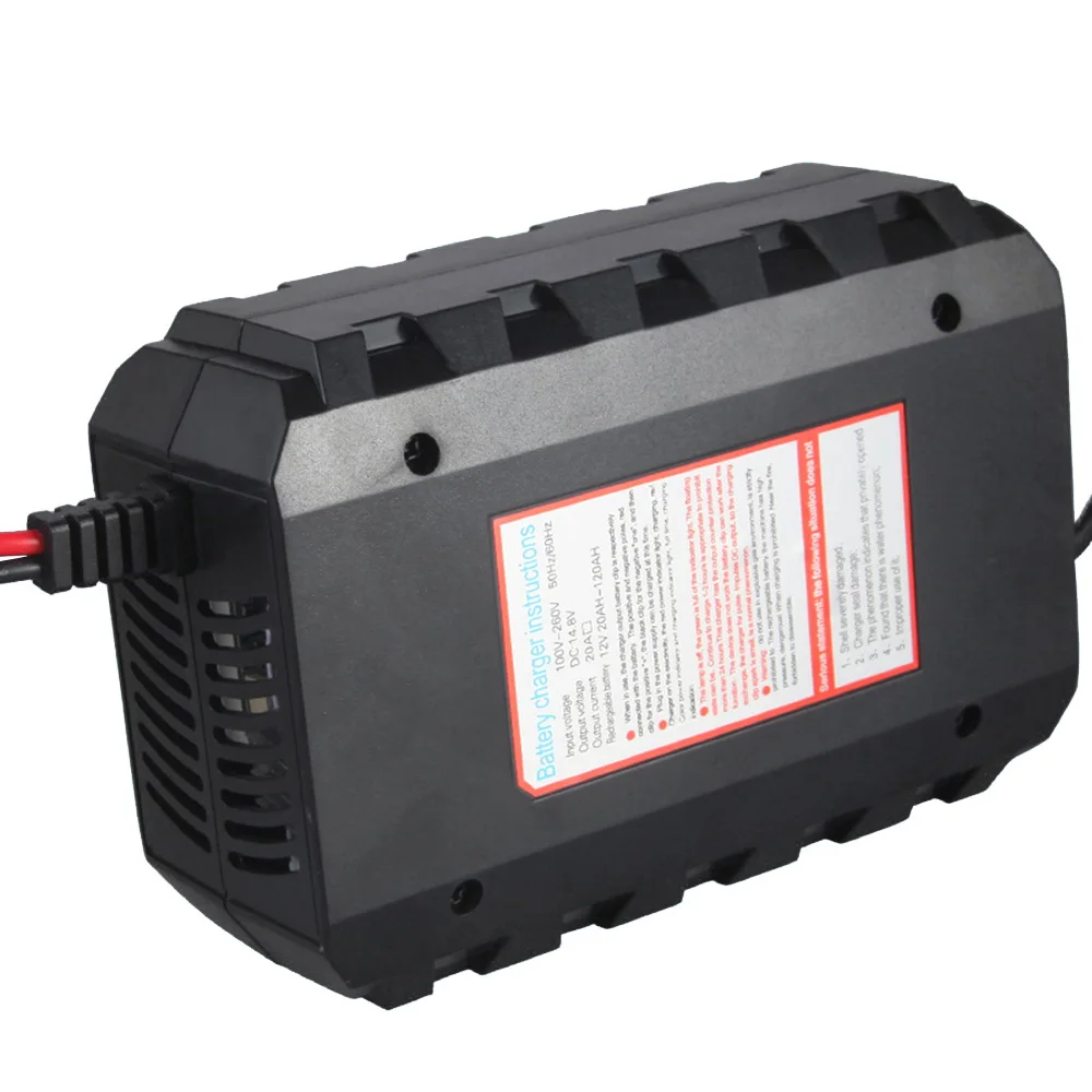 12V 20A светодиодный Дисплей автомобиля Батарея Зарядное устройство 110 240V