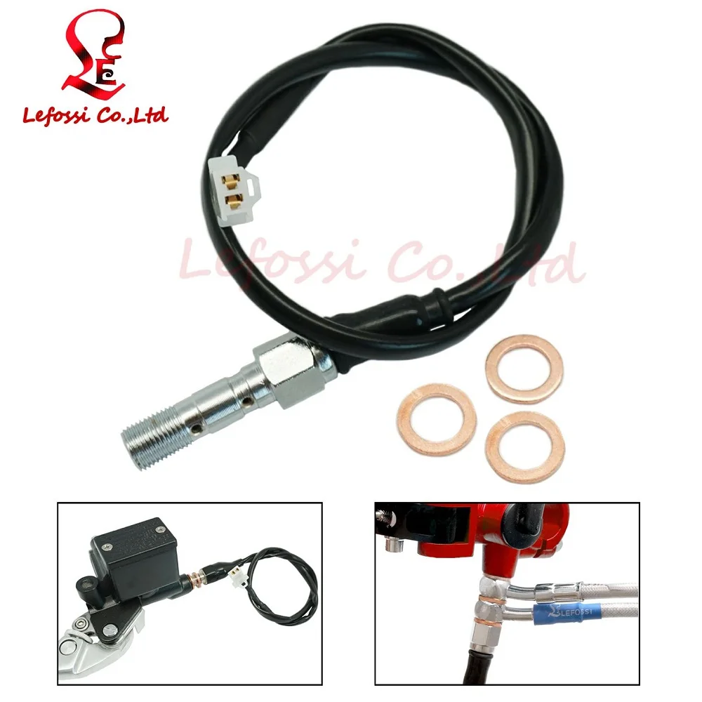 M10 x 1.00mm Double Banjo Bolt Brake Light Switch Fit Universal