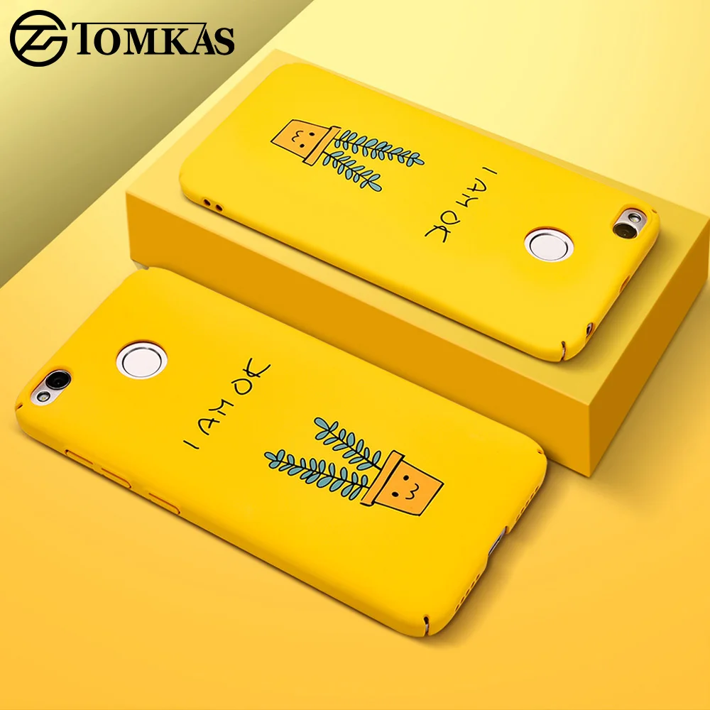 TOMKAS милый компьютер чехол для Xiaomi Redmi 4x Note 4X32 GB mi A1 защитные чехлы с рисунком 5 0