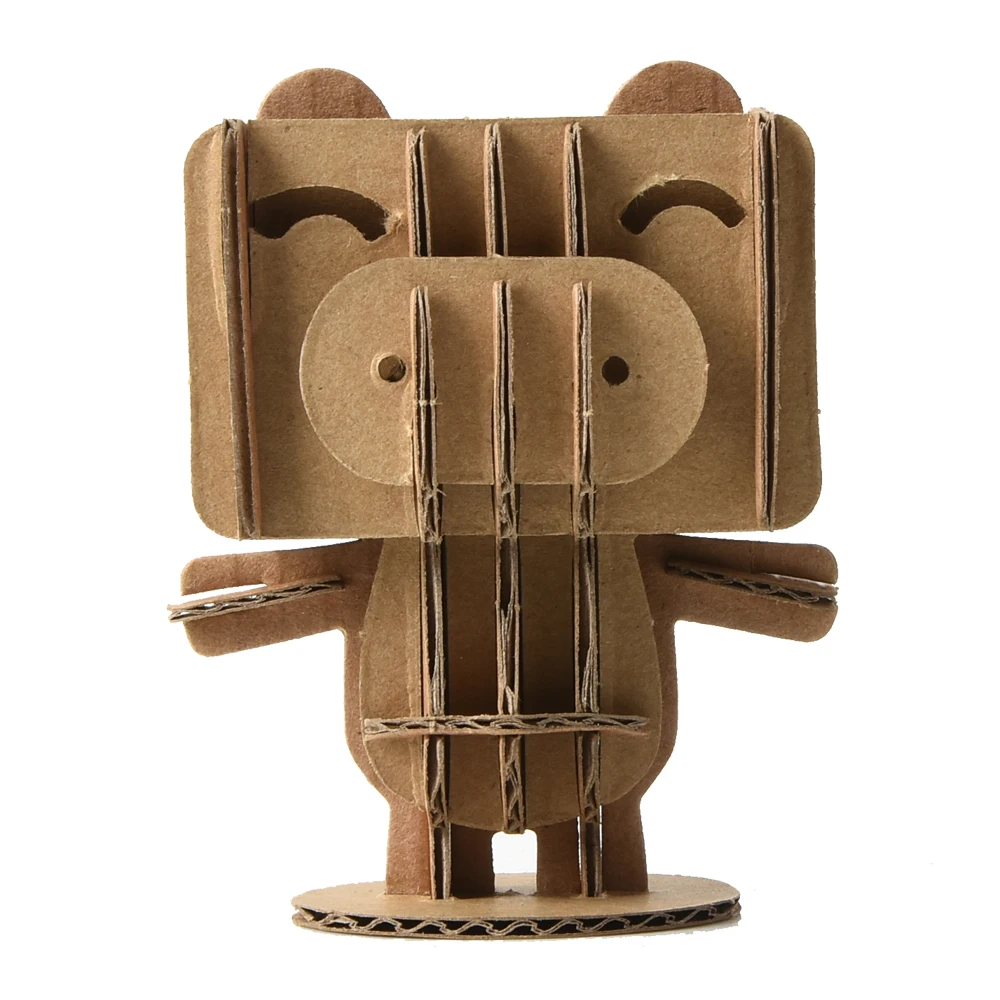 

Dezico Pig 3D Jigsaw Puzzle DIY Handmade Cardboard Creative Home Decoration Educational Parent-Kid Game Play Kid Toy Party Gift