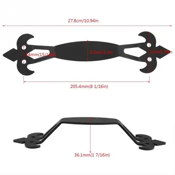 

Black Barn Gate Handle Solid Carbon Steel Pull Handle for Sliding Barn Doors Gates Garages Sheds with Accessories