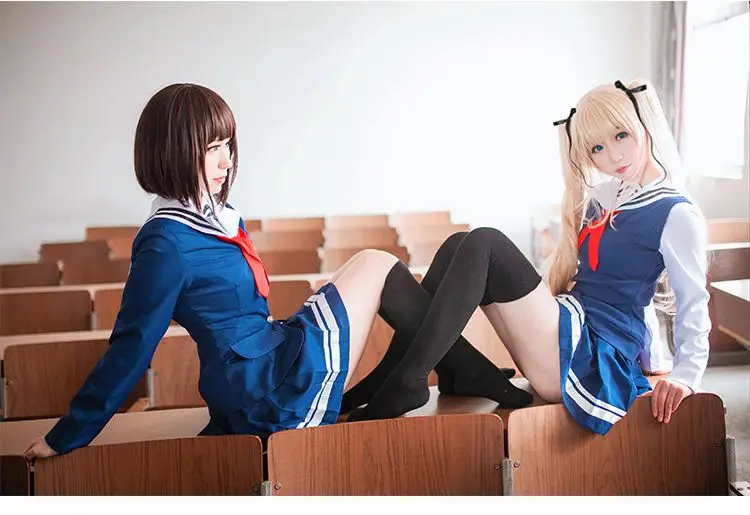 Anime Saenai Heroine no Sodatekata Cosplay Costume Katou Megumi Eriri Spencer Sawamura School Uniform (3)
