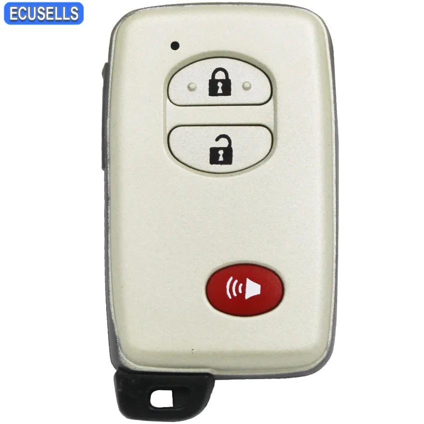 

New Replacement 2+1/3 Button Remote Smart Key Shell Case Fob Key Housing Cover for Toyota 4Runner Prado Camry Venza Land Cruiser