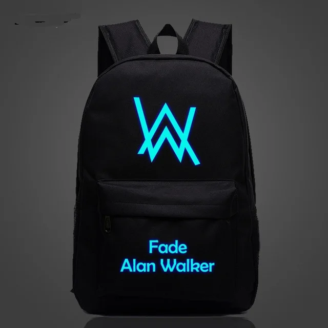 

Music DJ Comedy Alan Walker Faded Backpack High Quality School Bag Travel Bags For Men Women Mochilas