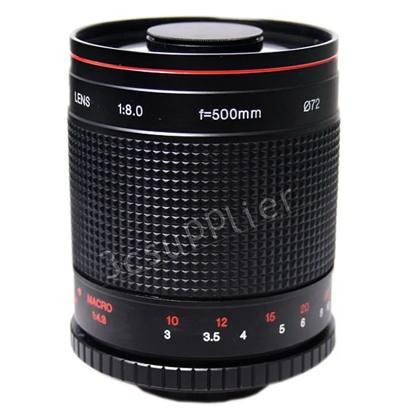 500mm f/8 Mirror Lens Reflex MACRO Telephoto for Canon Nikon Sony