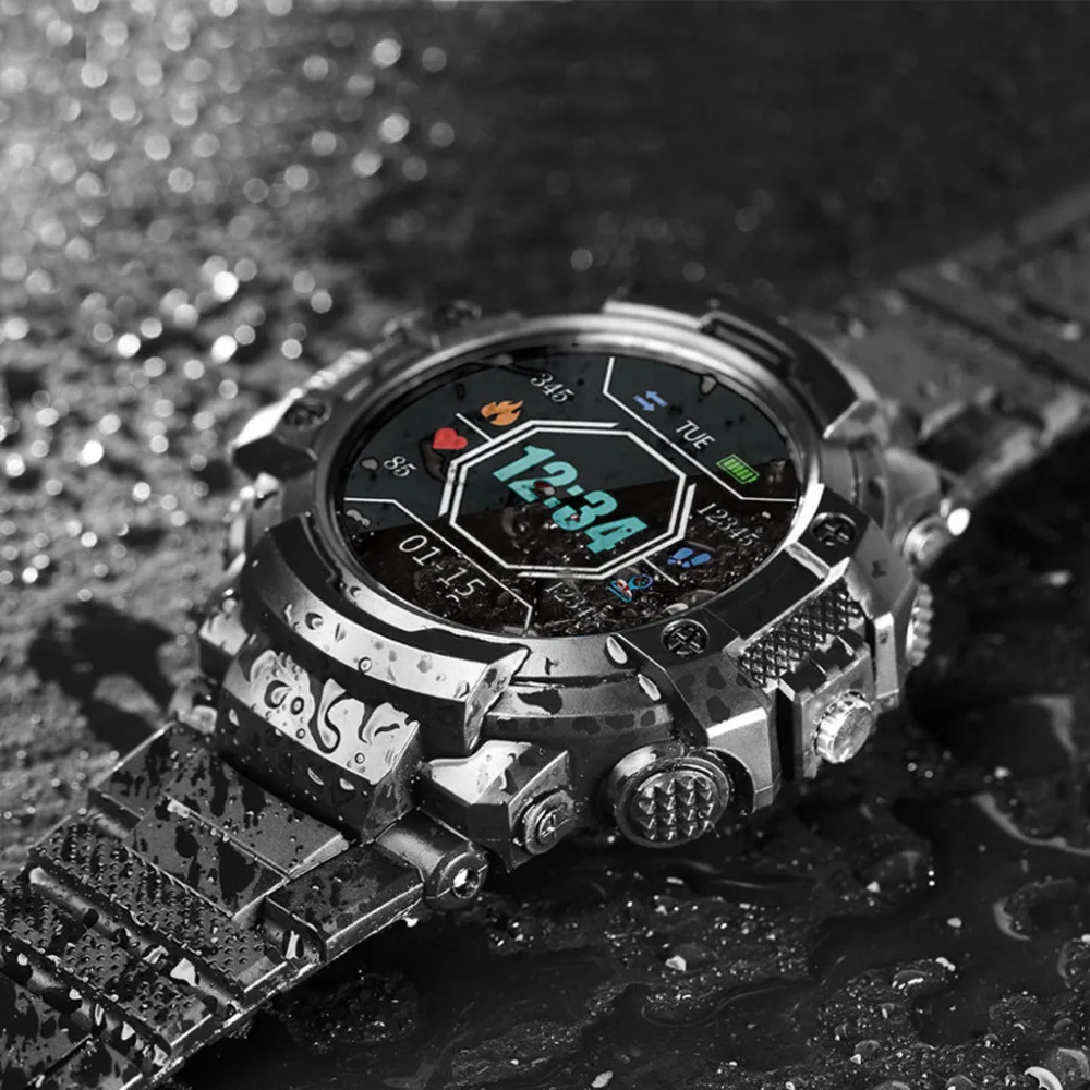 

2019 stylish Waterproof Sport Smart Watch Blood Pressure Heart Rate Monitor Watch for Android 4.4 for iOS 8.0 Quickly control