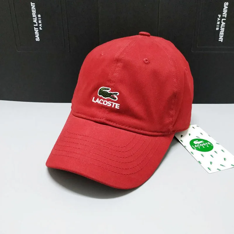 Lacostelegend Cap Women Men Fashion Casual Tennis Golf Running Caps summer breathable Snap back hat gorra mujer hombre hot sale