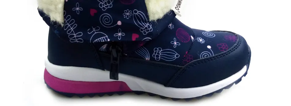 Sapatos à Prova Água de Alta Qualidade de lã Flamingo Inverno Anti-slip Manter Aquecido Tamanho 25-30 Crianças Neve Botas Grátis 82d-nq-1030 d' 24 Água de Alta Qualidade De Lã Manter