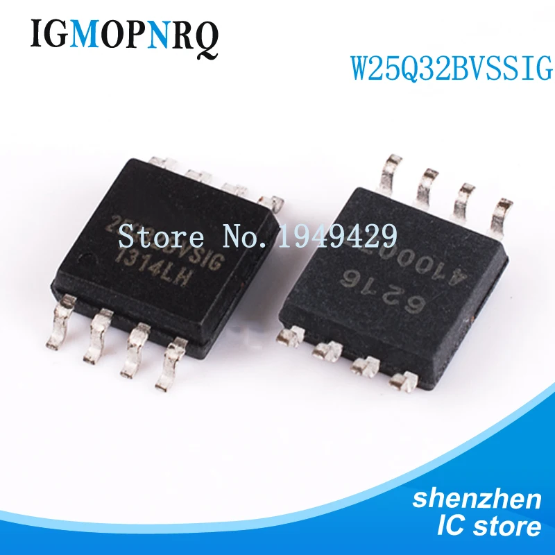 

10PCS W25Q32BVSSIG W25Q32 W25Q32B 25q32 W25Q32BVSIG 25Q32BVSIG SOP8 New Original
