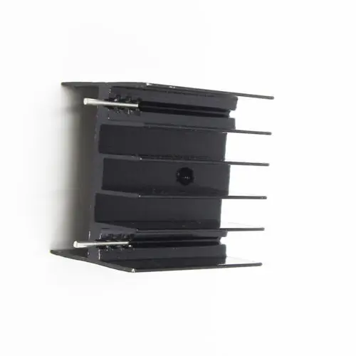 

Black Aluminum Cooler Heat Sink Heatsink 30x30x25mm for Power IC