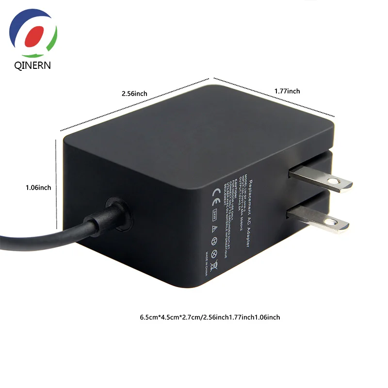 QINERN 12V 2A 24W Laptop Charger For Microsoft Surface Pro 3 For Surface Pro 4 i5 i7 Tablet Laptop Adapter EU US UK QINERN 12V 2A 24W Laptop Charger For Microsoft Surface Pro 3 For Surface Pro 4 i5 i7 Tablet Laptop Adapter EU US UK
