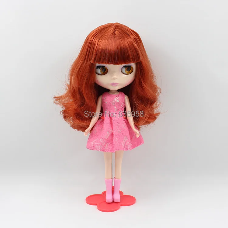 Blyth кукла ледяная личка тело темно-красный/каштановые волосы 1207 нормальное тело игрушка подарок 1/6 30 см