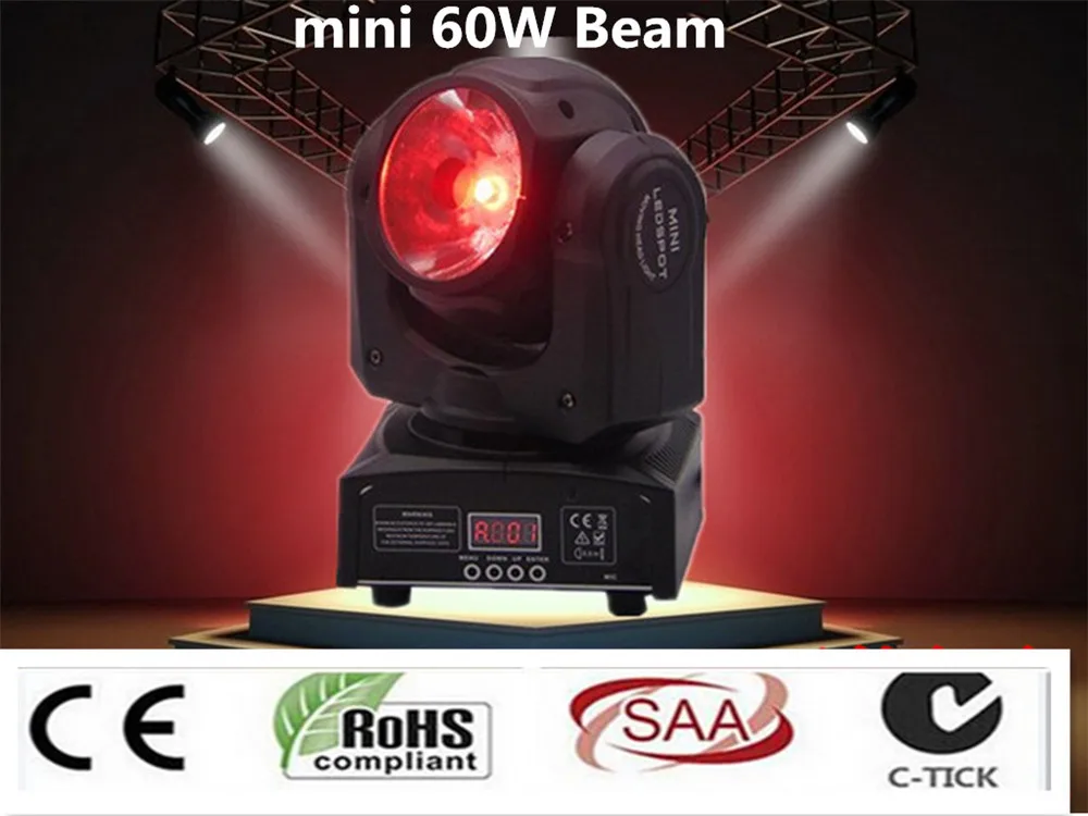 

6X60W LED Spot Moving Head Light/ dj controller LED lamp Light 60W Beam led moving head lights super bright LED DJ disco light