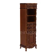 Кукольный домик миниатюрная мебель 1/12 масштаб Пышное ручная гравировка стороны кабинета