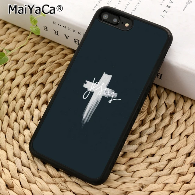

MaiYaCa Jesus Christ Christian cross Phone Case Cover for iPhones SE 6 6s 7 8 X XR XS max samsung galaxy S6 S7 edge S8 S9 Plus