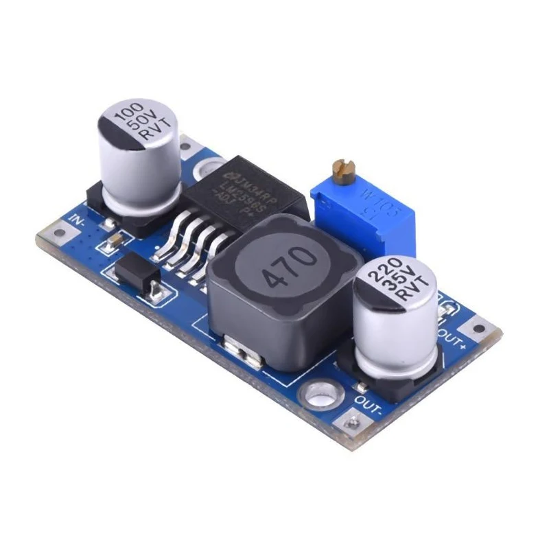 

10 Pieces LM2596S DC-DC Step-down module 3V/5V/12V/24V Voltage regulator 3A ADJ Power supply module