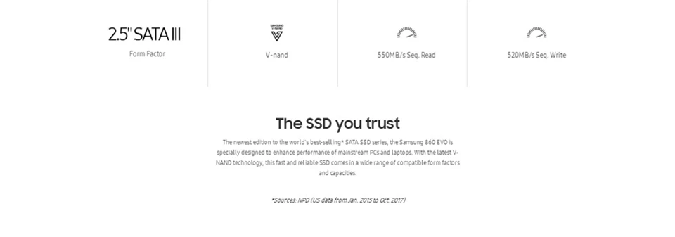 SAMSUNG 250 ГБ 500 ГБ 1 ТБ внутренний SSD 860 EVO твердотельный диск HD Жесткий диск SATA3 2,5 для ноутбуков настольных ПК