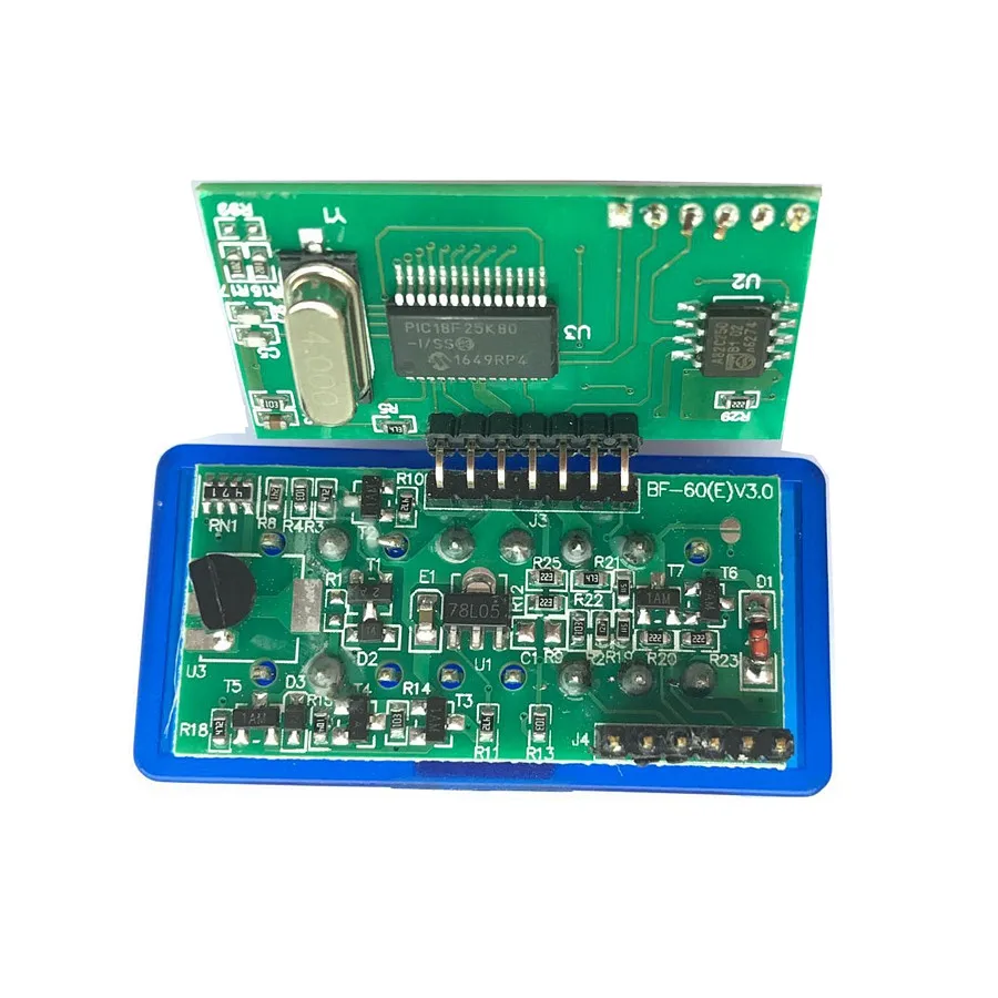 Двойной 2PCB PIC18F25K80 прошивка 1,5 ELM327 V1.5 OBD2 Bluetooth диагностический интерфейс ELM 327 V1.5 аппаратная поддержка больше автомобилей Двойной 2PCB PIC18F25K80 прошивка 1,5 ELM327 V1.5 OBD2 Bluetooth диагностический интерфейс ELM 327 V1.5 аппаратная поддержка больше автомобилей