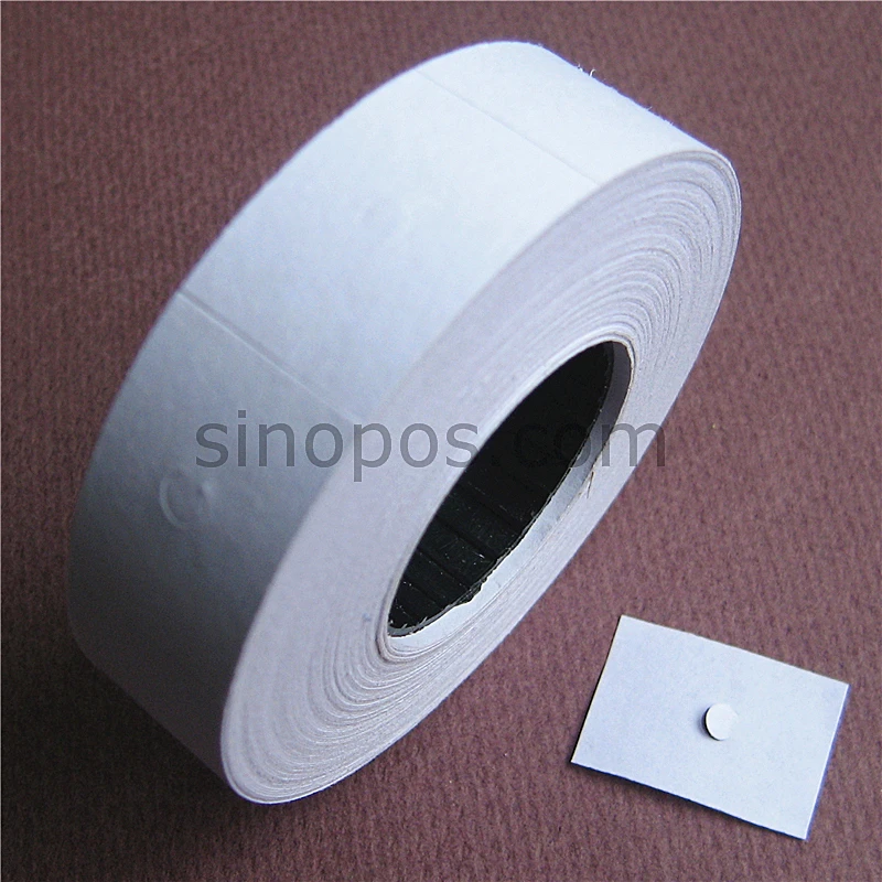 30 x1000 Pcs DOUBLE Roll White Label for MX6600 2 Lined Gun Soft Stick Label 