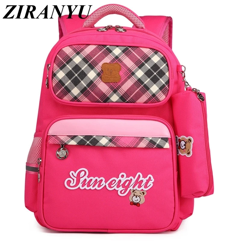 

High Quality Orthopedic Schoolbag Waterproof Children School Bags Boys Girls Primary School Backpack Reflective Strip Mochila