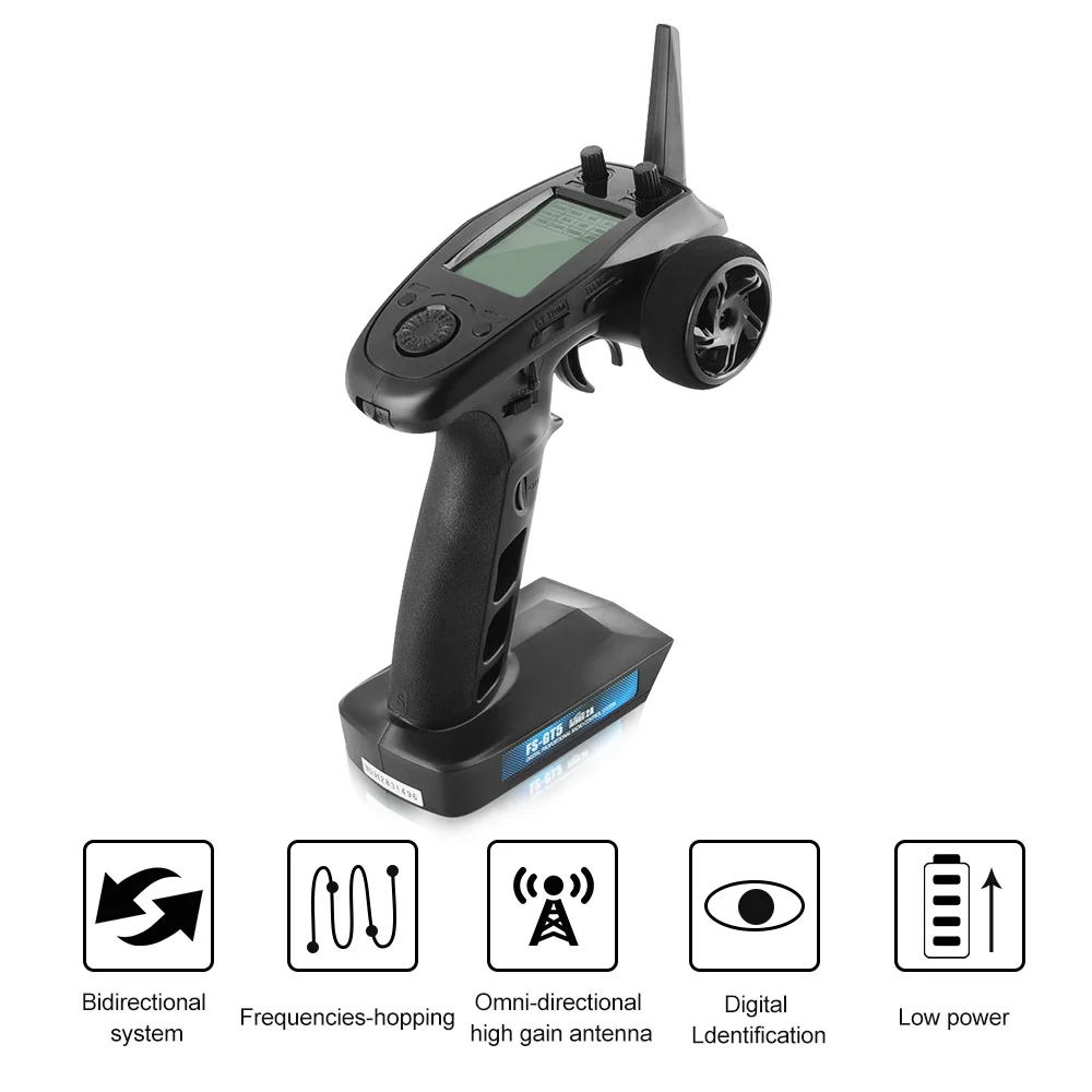 

FLY SKY FS-GT5 2.4G 6CH Transmitter with FS-BS6 Receiver Receiver Built-in Gyro Fail-Safe for RC Car Boat flysky transmitter