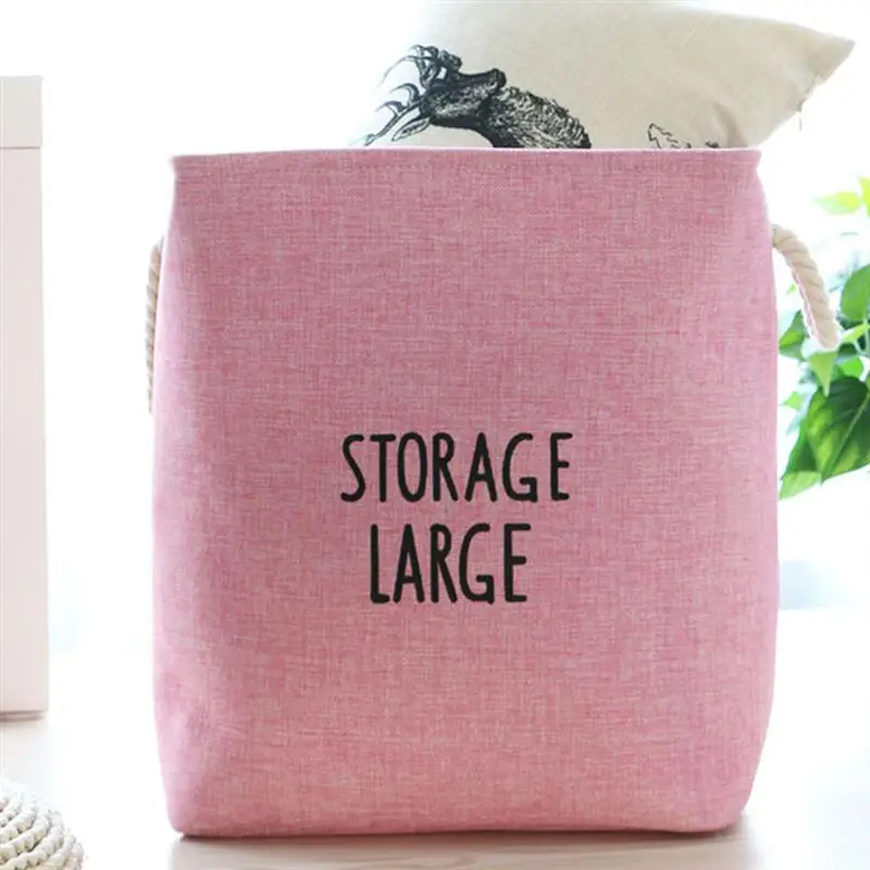 OUNONA مربع سلة الغسيل غسل صندوق تخزين ملابس حقيبة سلة الغبار واقية الغسيل بن التخزين كيس