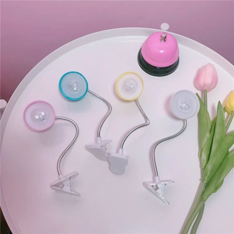 

Dimmable Flexible LED Light Clip-on Bed Table Desk Study Reading Lamp w/ Remote