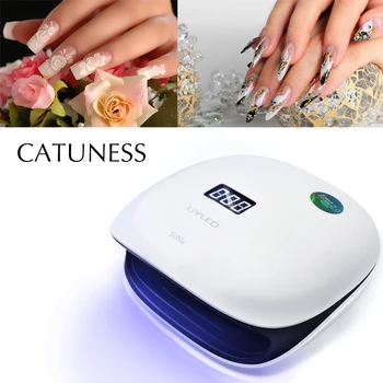 

CATUNESS EYE and Skin Protection LED Lamp Nail Dryer Gel Polish Nail UV LED Light 10/30/60 S Time SETTING for Manicure