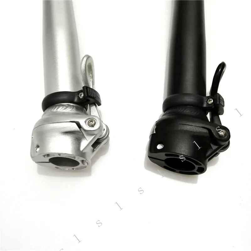 Color : Black QYA di alta qualit/à Elettrico Bicicletta pieghevole Stem 412 SP8 Folding Bike doppio senso telescopico manubrio 25,4 millimetri Forcella 28,6 millimetri Bike Parts robusto Materiale