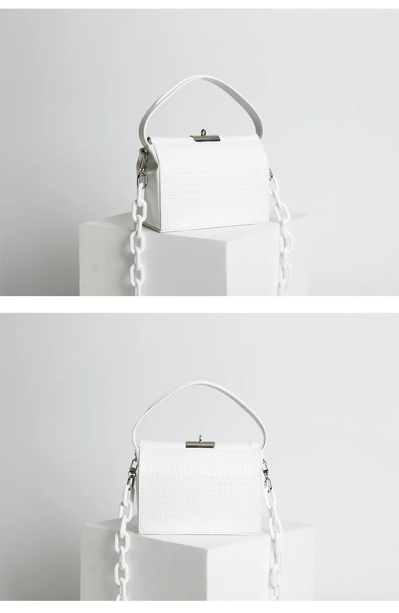 Роскошные женские сумки, дизайнерские сумки из крокодилового спилка, ретро прямоугольная золотистая сумка в форме коробки, кошельки и сумочки