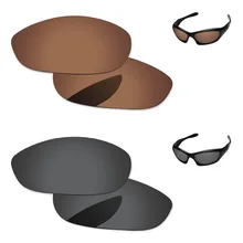 Черный и медный коричневый 2 пары Поляризованные Сменные линзы для монстров очки для собак рамка UVA и UVB Защита