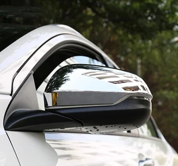 

CAR CHROME STYLING SIDE MIRROR COVER TRIM MOLDING CAP OVERLAY GARNISH FOR HONDA VEZLE HRV ACCESSORIES HR-V 2014 2015 2016